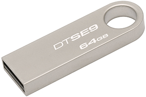 Lápiz de memoria flash Pendrive con conexión USB DataTraveler de Kingston Technology