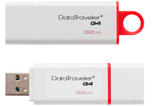 Lápiz con 32 gigas memoria flash Pendrive con conexión USB 3.0 DataTraveler de Kingston Technology