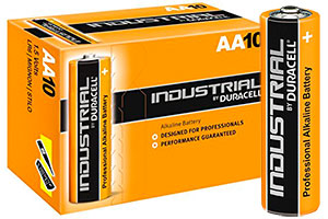 Pilas Duracell AA alcalinas