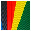 Láminas de goma EVA de colores con textura corrugada
