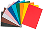 Cartulinas de colores para decoración y manualidades