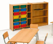 Mobiliario para aulas escolares de usos múltiples