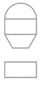 Configuraciones y combinaciones con mesa escolar con forma de trapecio