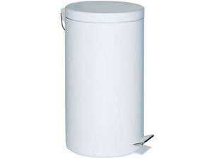 Cubo de pedal 89 blanco 30l
