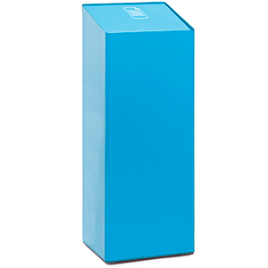 Papelera de diseño para reciclaje mediana Dom 125 litros