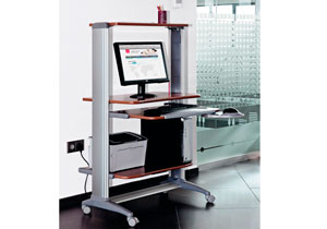 Mesa mueble para ordenador con ruedas Digit 600 de Actiu