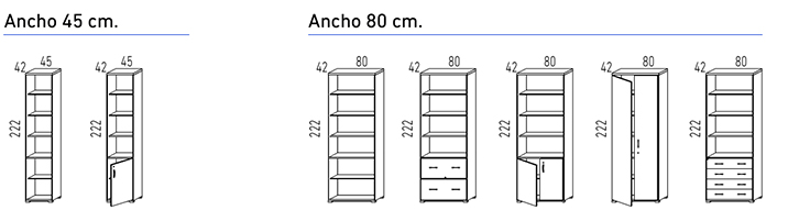 Armarios modulares de Actiu