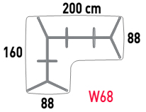 Mesa ergonómica de dirección Arkitek W68