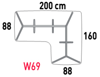 Mesa ergonómica de dirección Arkitek W69