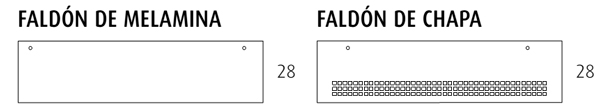 Faldones para mesa Colectiva