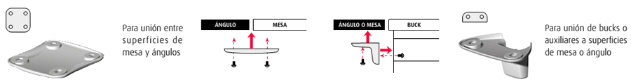 Laterales de la mesa de oficina Optima de Actiu