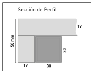 Estructura de la mesa de oficina Prisma de Actiu