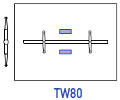 Mesa para sala de reunión Twist TW80