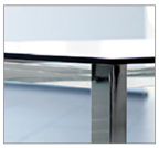 Estructura cromada para mesa Vital Pro