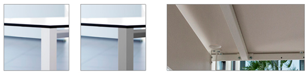 Estructura de la mesa de oficina Vital de Actiu