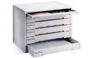 Módulo cajonera archivador de plástico 460 K 2 Organitec Actiu