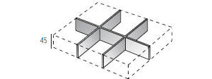 Kit compartimentos 4955 Organitec Actiu