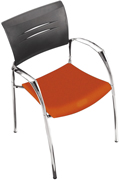 Asiento de silla de dirección en tela ignífuga RD-905-5 naranja