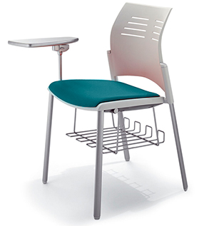 Silla confidente con 4 patas Spacio Actiu