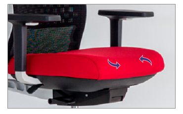 Airflow Comfort System de Actiu para la silla Trim