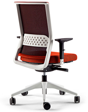 Silla de oficina con asiento tapizado Stay Actiu Serie 20