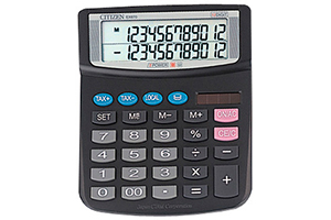 Calculadora de sobremesa barata Citizen EX-870 de 12 dígitos
