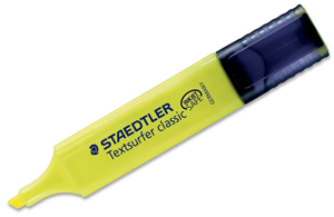 Marcador subrayador amarillo fluorescente Staedtler Textsurfer