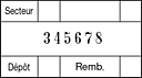 Numerador Reiner N41A con placa de texto 1