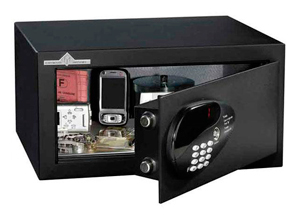 Caja fuerte de seguridad de lujo para hotel HS 910 Luxe negra