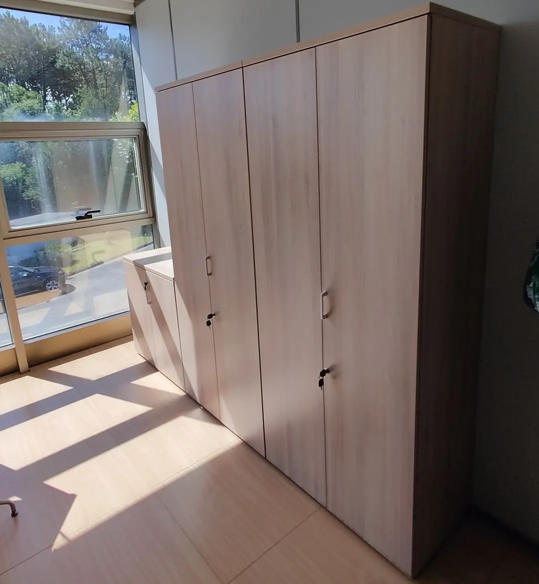 Nuevos armarios modulares en acabado acacia Nuevos armarios modulares en acabado acacia
