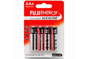 Pilas Fujipla AA Super High EregyAlkaline LR6