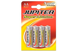 Pilas Jupiter AA Super Alkaline LR6
