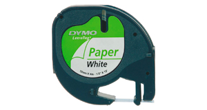 Cintas de papel para rotular Dymo Letratag Paper