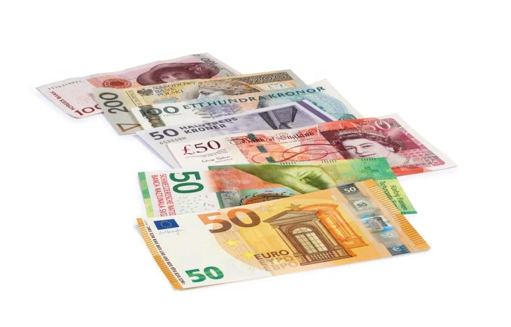 Billetes de varias divisass para Safescan 2465