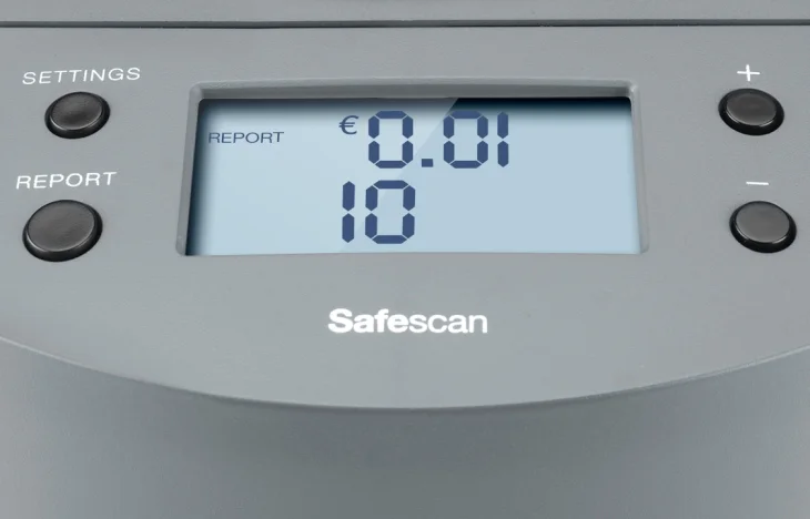 Pantalla de la contadora Safescan 1450