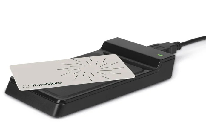 Tarjeta sobre lector para PC TimeMoto