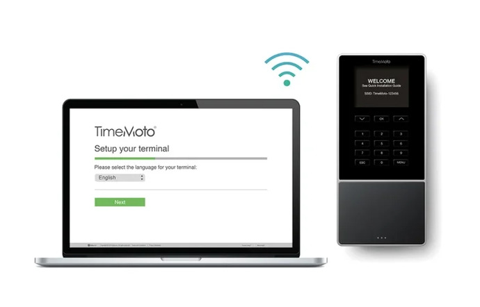 TM-616 conectado a ordenador portátil mediante WiFi