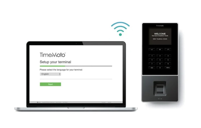 TM-626 conectado a ordenador portátil mediante WiFi