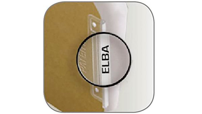 Visor con etiqueta Visor y etiqueta