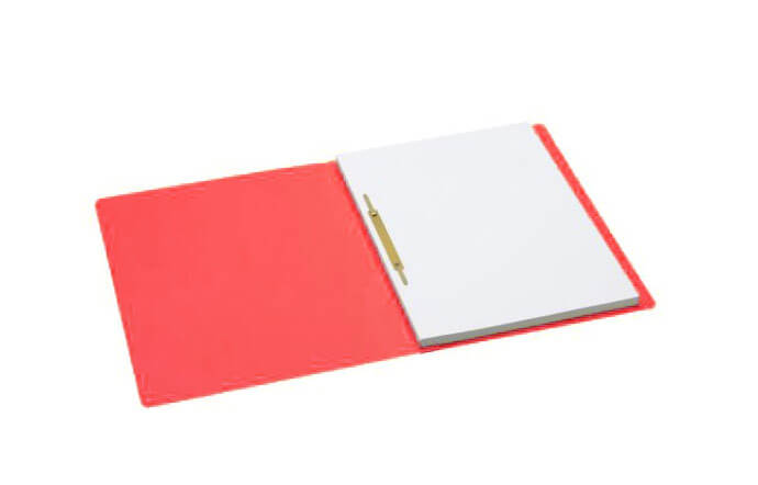 Subcarpeta roja con fástener