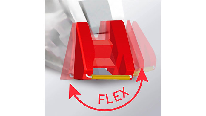 El corrector Pritt Compact Flex se adapta al ángulo de aplicación, garantizando una corrección suave y limpia. 
