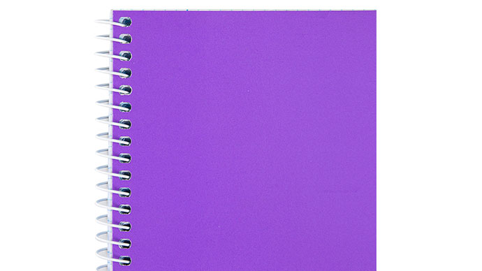 Su encuadernado con espiral te proporcionará una experiencia de escritura cómoda, ya que sus páginas pueden girar 360º. 