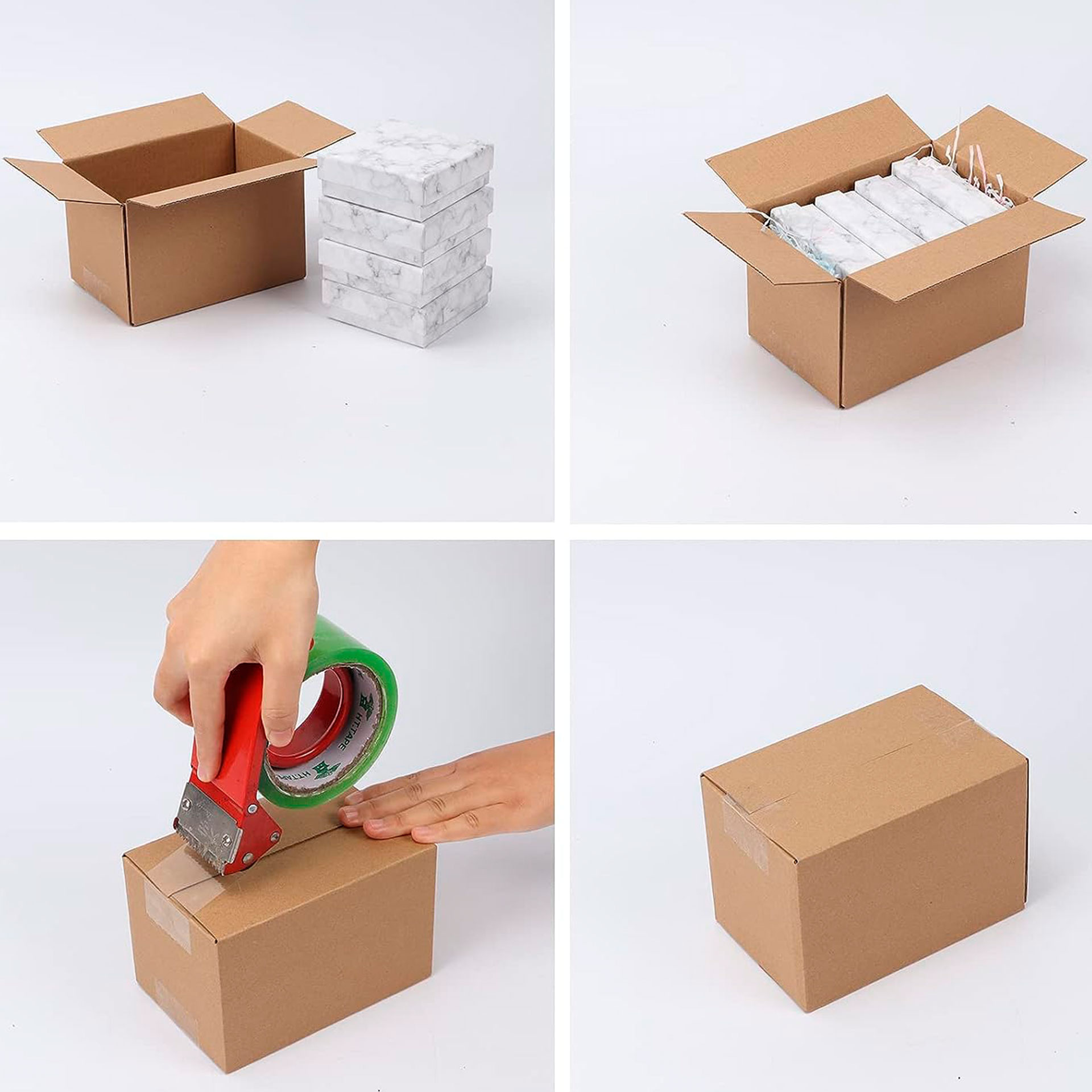 Estas cajas están diseñadas para proteger y enviar todo tipo de productos de peso más ligero.