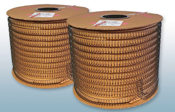 Dos bobinas de wire-O Renz