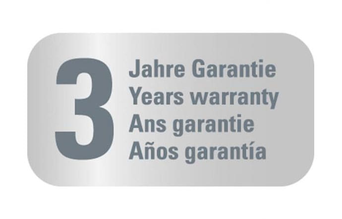 3 años de garantía