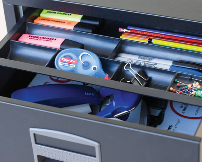 Cajón abierto de archivador Bisley PFA