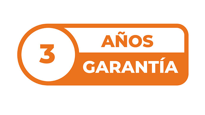 Esta pizarra verde ofrece en la superficie de escritura una garantía de 3 años.