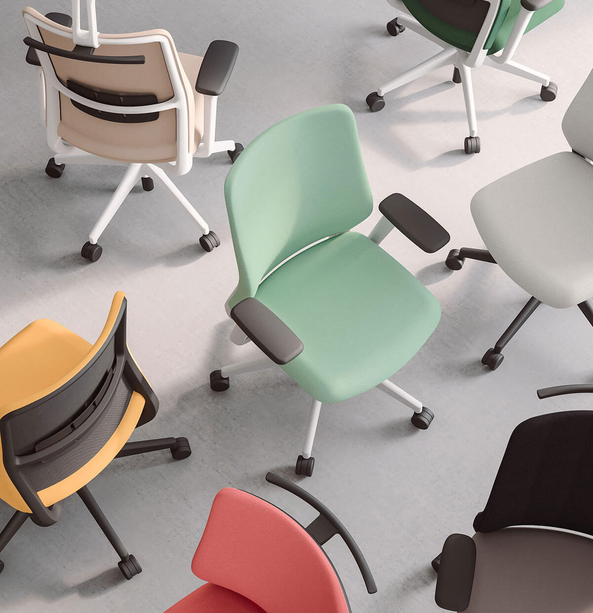 Silla A+S Work de Actiu en varios colores