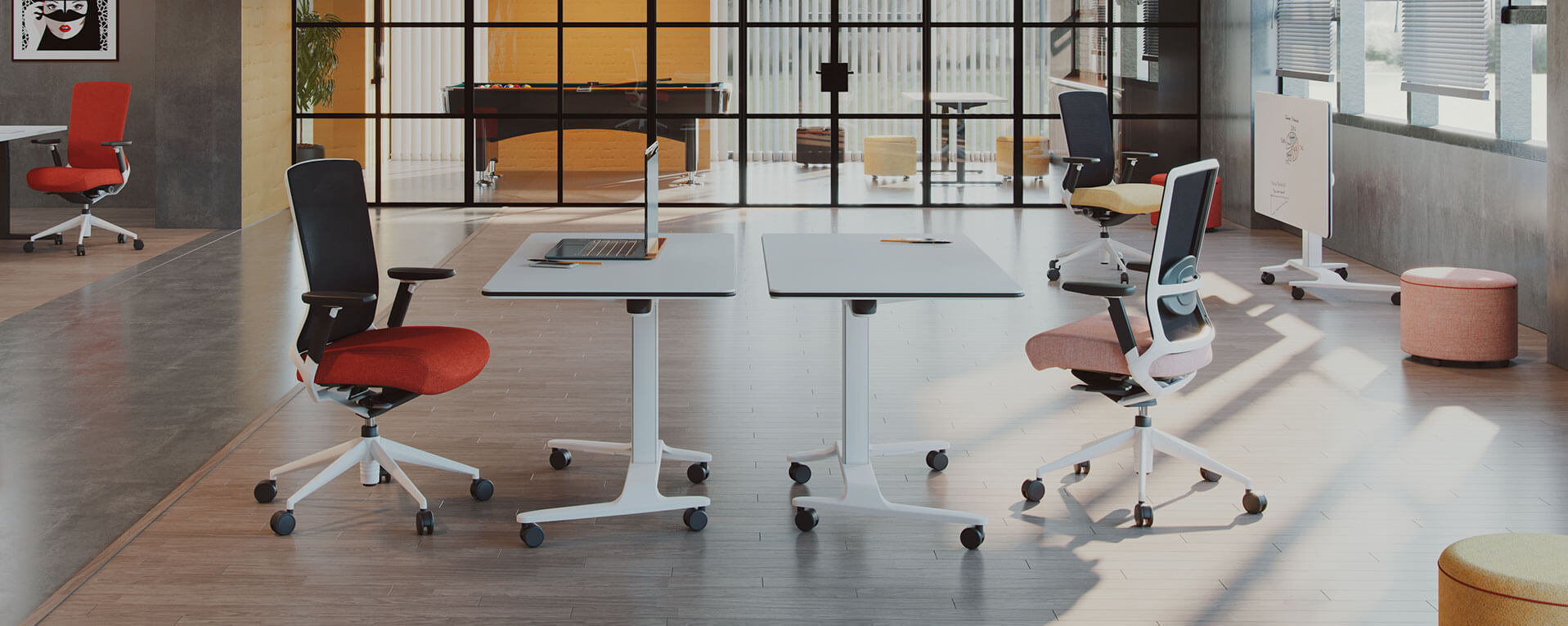 Silla TNK 500 de Actiu en entorno de trabajo corporativo