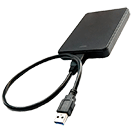 Discos duros con conexión USB para almacenamiento externo de datos